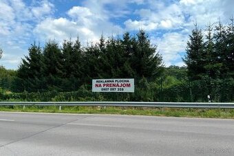 Reklamné plochy na prenájom - 1