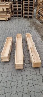 Drevené záhony - boxy 60 ks