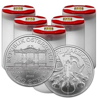 Kúpim strieborné investičné mince, 1oz, investičné striebro