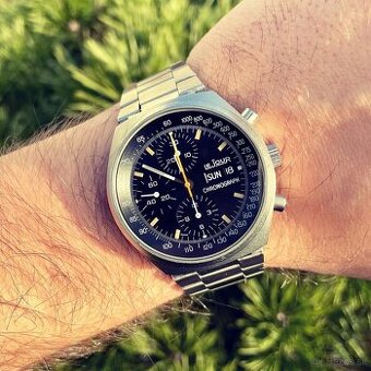 Lejour 7500 made by Heuer full ocel, s historiou