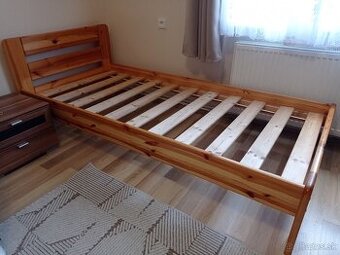 Drevená posteľ 90x200