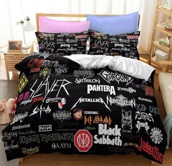 Oblieckovy Set Na Perinu A Vankus Mix Rock,Metal ..........