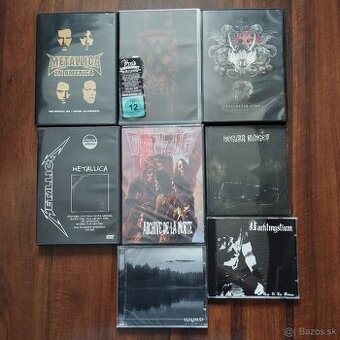 Metal LPs CDs DVDs