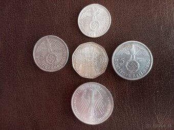 Predám rôzne staré strieborné mince