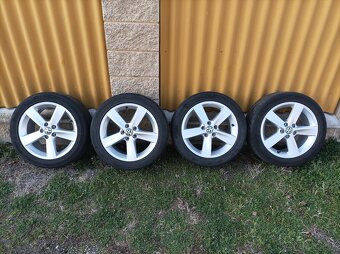 Alu disky 16" 5x 112 + letné pneu Continental