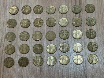 Slovenské koruny/mince - 10SK (1993-2008 )