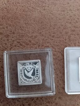 Predám strieborné mince repliky poštovej známky