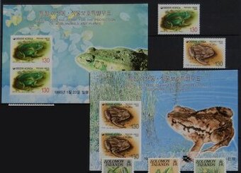 Poštové známky - Obojživelníky 5 - neopečiatkované