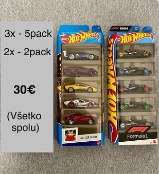 Hot Wheels 5-pack, 2-pack