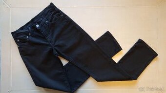 Levi's 511 Slim Jeans - čierne pánske džínsy