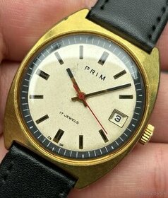 Československé Retro Vintage hodinky PRIM Soudek 70. roky