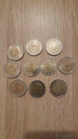 2 eurové mince