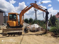 zemne prace minibagrom neuson 4.3ton.  a JCB 3.7t