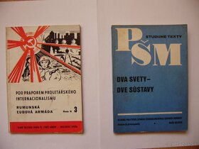 Predám, socialistické, propagandistické knihy a brožúry.