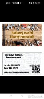 Hodinový manžel - šikovný remeselník