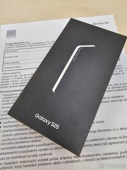 Samsung Galaxy S25 256GB , Silver Shadow - NOVÝ neotvorený