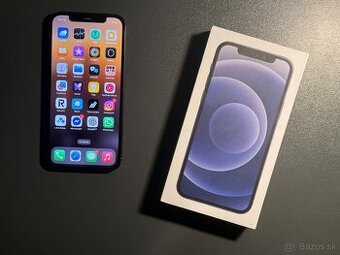 iPhone 12 128gb - TOP stav, 1 Rok záruka, 100% batéria