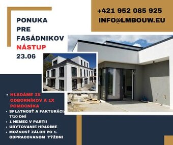 Nemecko fasádnici nástup 23.06