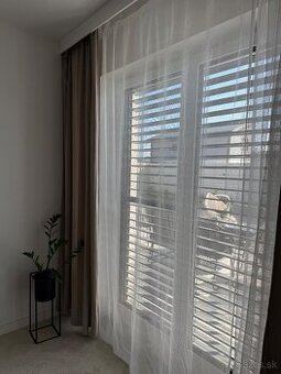Záclony 8ks skrátene na výšku 265cm