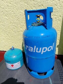 Propán-butánová fľaša 2kg,10kg, plná s plombou