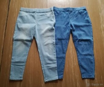 PEPCO dámske džeginsy vel. 44 plus size XXL (NOVÉ) 2ks