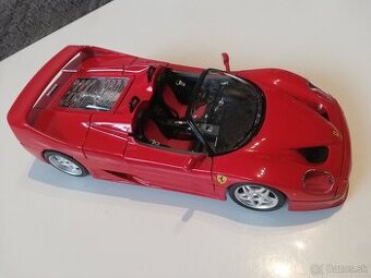 1:18 FERRARI F50 cabrio Bburago cervena
