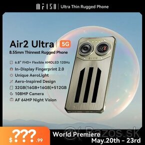 IIIF150 Air2 Ultra najtenší rugged odolný mobil telefon