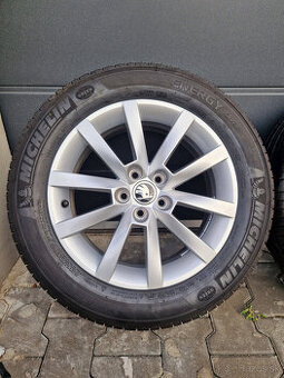 5x100 r16 kolesa skoda scala disky alu elektrony 205 55 16