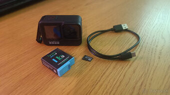 PREDANE - GoPro Hero 9 Black + batéria + SD + nabíjací kábel