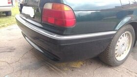 bmw e38 zadny naraznik orginal+chrom listy