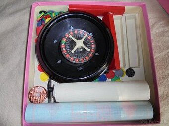 Retro ruleta v výbornom stave, málo hraná, npoškodená