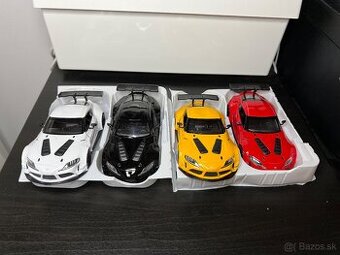 Mix značiek Kinsmart, Norev, Burago F1, DeAgostini