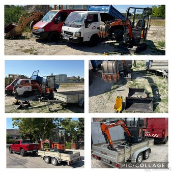 Výkopové a zemné prace, odvoz sypkého materiálu