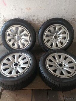 Zimné 205/55 r16 Good Year na diskoch 5x112 - 1