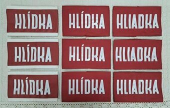 Rukávové pásky Hliadka / Hlídka Čsľa