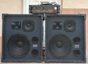 ŠPIČKOVÉ VÝKONNÉ OZVUČENIE 2x750 W rms / 2x1500W program