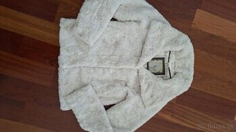 Dievčenský kožuštek H&M, veľ.164 - 1