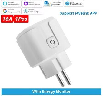 ELVICO Smart Plug - Inteligentná Zástrčka 5 kusov/16A