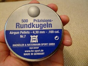 predám Pomedené oceľové guličky RUNDKUGELN 4,30mm