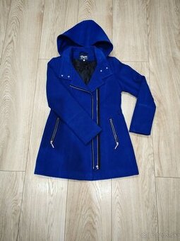 Krásny modrý kabát, veľkosť S