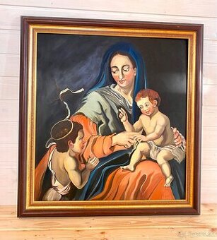 Starý obraz, olejomalba