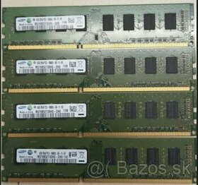 SAMSUNG DDR3 4GB 1333MHz10600 a 1600MHz 12800