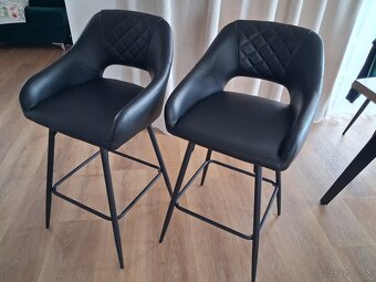 Kožené Barové stoličky Nové
