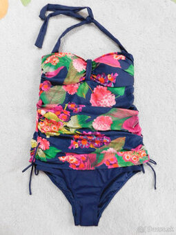 Nové celé bandeau plavky Next, veľ. 38