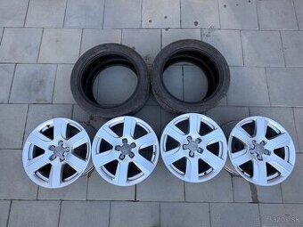 Originál disky AUDI + 2x pneu 225/45 R17