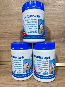 3x BACTISAN Septik, Prírodný bio-enzymatický čistič 500g