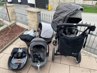 Predám 3 kombináciu kočíka Cybex Priam