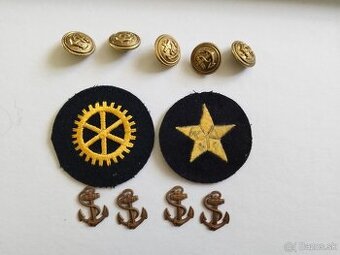 Predám set vecí Kriegsmarine WW2