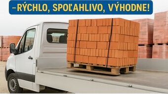 Preprava palenych tehál a stavebného materialu