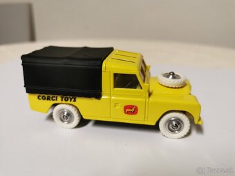Corgi toys Land Rover plachta